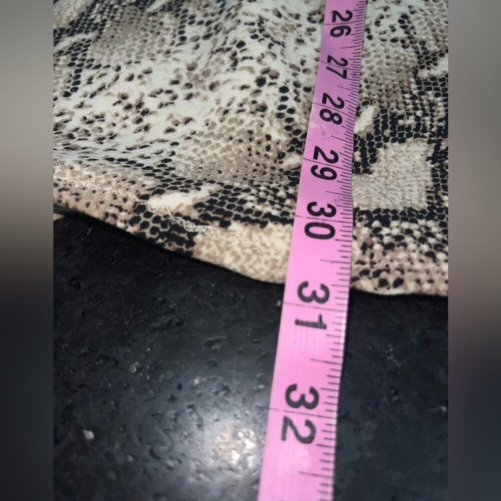 NEW RACHEL ZOE PYTHON PRINT FLOWY A LINE MIDI SKI… - image 10